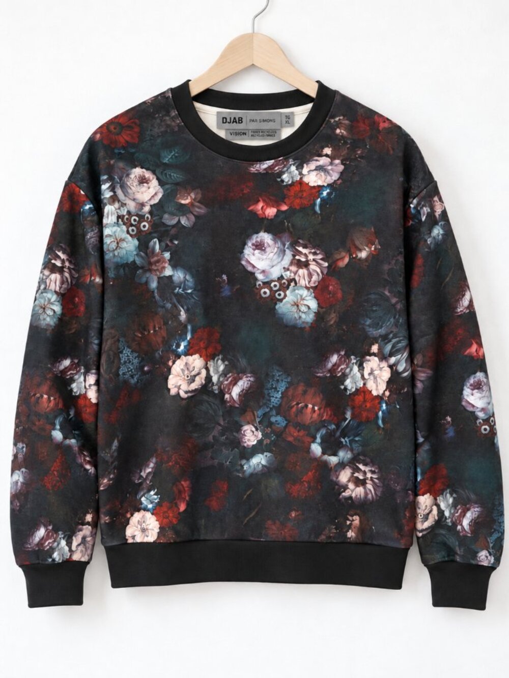 DJAB by Simons Renaissance Print Sweatshirt Men’s XL Floral NWT